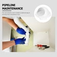 thumbnail image 3 of 5 Pcs Grilles d'Échappement Rondes Extracteurs Externes Ventilations de Séchoir Mural Couvre-Vent en Plastique, 3 of 9