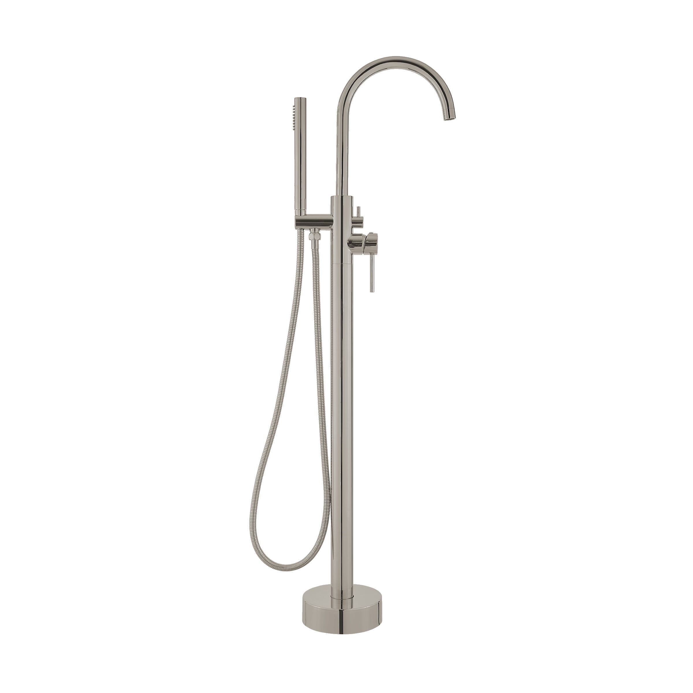 Dieppe Freestanding Bathtub Faucet in Brushed Nickel