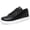 Black, variant on CHICVOMEY Fashion Sneakers for Men Skate Shoes Synthetic Leather White Sneakers Low Top White Tennis Shoes Lace up Casual Sneakers for Shcool
