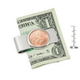 thumbnail image 2 of UPM Global LLC 12562 Finland Lion Five Cent Euro Coin Silvertone Money Clip, 2 of 2