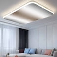 thumbnail image 2 of Gray Brown Fluorescent Light Covers, Modern Gradient Geometric Magnetic Light Covers for Ceiling Lights, Fluorescent Ceiling Shade Filters for Classroom Bedroom Office 4x2Ft x 3PCS, 2 of 8