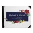 thumbnail image 1 of Darling Souvenir White Floral Frame Wedding Guest Book Hardbound Guest Sign-In Book Guest Registry Guestbook-9 x 12 Inches, 1 of 5