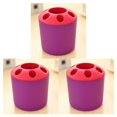 thumbnail image 1 of Billuyoard Soporte poroso para cepillo de , soporte para de , tubo para cepillo de para parejas, bloque de bolígrafo de escritorio, soporte para Violeta 3Conjunto, 1 of 6