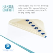 Dynarex DynaDerm Hydrocolloid Dressings, Sterile Moist Bandages Used for All Kinds of Wounds, 6 x 6, X-Thin & Latex-Free, Peel-Down Patches - 1 Case, 12 Boxes of 5 Dressings