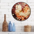 thumbnail image 6 of BZSMCE Wall Clock Acrylic Size：9.5*9.5in/11.9*11.9in Dance Of Flames Design Pattern Clock, 6 of 10