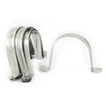 thumbnail image 2 of Unique Bargains 10 Pcs 80mm Diameter Stainless Steel U Shaped Saddle Clamp Tube Pipe Clip, 2 of 5