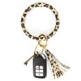 thumbnail image 2 of SAYFUT Handmade PU Leather Tassel Pendant Bracelet Keychain Car Bag Purse Keyring Key Holder Tassel Ring Key Ring Keychain Wristlet for Women Girls, 2 of 6
