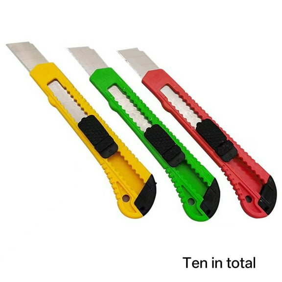FACEGA Box Cutter Comfortable Grip Handle Utility Knife Multi-Material Cutting Utility Knife Blades,Style1