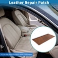 thumbnail image 2 of Unique Bargains Self Adhesive Leather Repair Patch Strong Stickiness Leather Repair Tape Faux Leather1 Pcs Coffee 39" x 53.9", 2 of 7