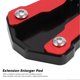 thumbnail image 5 of Motorcycle Extension Enlarger Pad CNC Aluminium Alloy Replacement for CRF300 Rally 2021?2022Red, 5 of 5