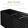 thumbnail image 6 of Best Choice Products 8x2x2ft Raised Metal Outdoor Garden Bed, Planter Box for Flowers, Vegetables, Herbs- Black, 6 of 7