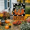 thumbnail image 6 of Fall Garden Flag Pumpkin 12x18 Inch Double Sided Burlap for Outside Welcome Small Seasonal Autumn Yard Decoration CF1865-12, 6 of 6