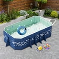 thumbnail image 1 of Piscinas de bola de piscina no inflables de juego portátil Pets de la bañera sobre el suelo para fiestas al aire libre verano al aire libre, 1 of 8