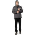 thumbnail image 3 of Wells Lamont Quilted Flex Canvas Thermal Sherpa Lined Shirt Jacket, 3 of 11