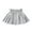Silver, variant on WOYY Little Girls High Waist Pu Leather Pleated Skirt with Liner Shorts, Sizes 1-14
