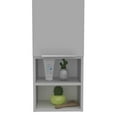 thumbnail image 3 of TUHOME Armoire de Rangement pour Salle de Bain à 4 Tablettes, Murale, Blanche, 3 of 7