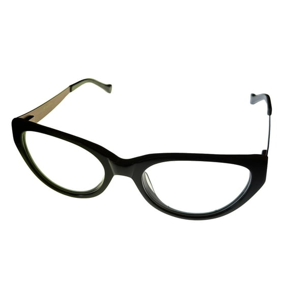 Lucky Womens Ophthalmic Soft Tear Drop Plastic Frame Sonora Black. 52mm