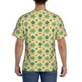 thumbnail image 3 of Vsdgher Sea Turtle Print Men's Dry Fit Mesh Athletic Shirts Moisture Wicking Tennis T-Shirt Tops, 3 of 9