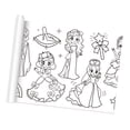 thumbnail image 1 of GUOOL Art Paper Roll Sticky Painting Wall Coloring Stickers Coloring Book DIY Coloring cute princess, 1 of 9