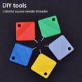 thumbnail image 4 of Automatic Needle Threaders For Hand Sewing, Square Threading Helper Compatible Sizes, Self-Thread Needle with Easy Operation, 4 of 8