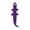 Purple, variant on Interactive Squeaky Soft Plush Lizard Dog Toy for Small Medium Large Dogs Polyester Fiber Material Lightweight for Indoor Outdoor Play Green