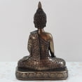thumbnail image 3 of Estatua de Buda de resina Gloria Sakyamuni decoración Bronce 5x8,5x23,5 cm, 3 of 4