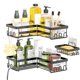 thumbnail image 1 of Estante de ducha de esquina, organizador versátil de material premium para baño, dormitorio y cocina, 1 of 5