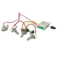 thumbnail image 1 of Wiring Harness Prewired 3x 500k Pots 1 Volume 2 Tone Control Knobs 5 Way Switch for Strat Guitar, 1 of 1