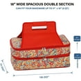 thumbnail image 5 of Picnic Plus PSM-721SB Entertainer Hot & Cold Food Carrier - Sunlight Bloom, 5 of 7