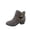 Brown, variant on Women's Round Toe Buckles Zipper Low Heel Ankle Booties