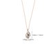 thumbnail image 2 of unbranded Collar Con Y Conjunto De Anillo Y Pendientes Joyería Multifuncional, 2 of 8