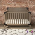 thumbnail image 3 of Child Craft Lucas Crib and Dresser Nursery Set, 4-in-1 Convertible Crib with 3-Drawer Dresser, Dusty Heather, 2-Piece, 3 of 8