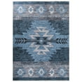 thumbnail image 3 of HR- Livingroom Rug 5x7 Modern Faded Floorcover Area Rugs Navy Blue Gray Silver Color, 3 of 11