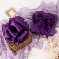 thumbnail image 4 of Cinta decorativa Ribbli satinada con alambre de 6,35 cm x 18 m, color morado, 4 of 4