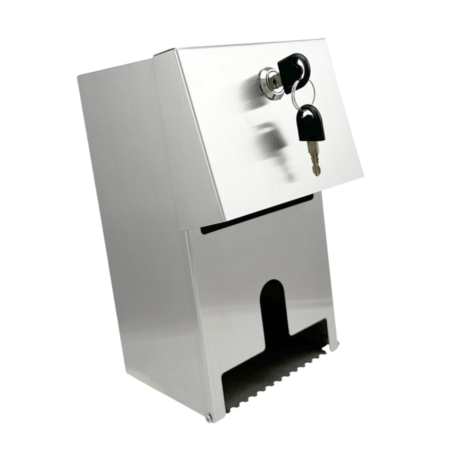 CUTICATE Commercial Toilet Tissue Dispenser Hold s Capacity Modern Wall Mount Lockable Roll Paper Holder Tissue Holder for Malls