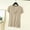 #041-Beige, variant on Womens Tops Short Sleeve V Neck Solid Modal Comfy Casual Blouse for Summer Daily Wear Gift