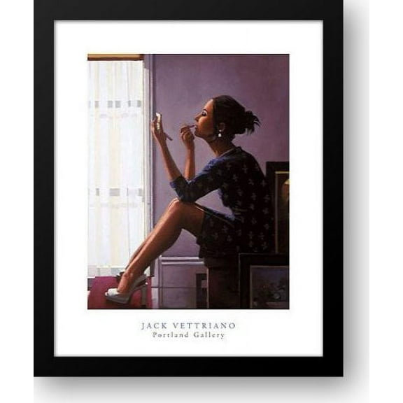 FrameToWall - Only the Deepest Red II 20x24 Framed Art Print by Vettriano, Jack