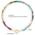 thumbnail image 3 of Adjustable Length Necklace Colorful Beads Necklace Statement Necklace Stone Bead Necklace Elegant Neckwear for Everyday, 3 of 8