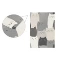 thumbnail image 5 of Yayeee Garden Flag 28" x 40" Double Sided Outdoor Yard Lawn Holiday Decorations, Gray Cute Cats, 5 of 6