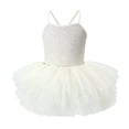 thumbnail image 3 of Kiijoy Girls Spaghetti Strap Ballet Dance Dress Tutu Skirted Leotard Dress, Sizes 5-6, 3 of 3