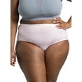 thumbnail image 4 of Fit for Me by Fruit of the Loom Women's Plus Size Breathable Micro-Mesh Brief Underwear, 10-Pack, 4 of 9