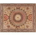 thumbnail image 1 of Ahgly Company Indoor Rectangle Traditional Sandy Brown Medallion Area Rugs, 5' x 7', 1 of 6