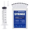 thumbnail image 1 of Jeringa de 60 ml con tapa, paquete de 20 jeringas de pl&aacute;stico grandes sin aguja para l&iacute;quido, laboratorios cient&iacute;ficos, medici&oacute;n, alimentaci&oacute;n de, 1 of 6