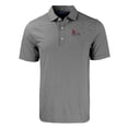 thumbnail image 2 of Men's Cutter & Buck  Black/White Central Missouri Mules Big & Tall Forge Eco Double Stripe Stretch Recycled Polo, 2 of 3