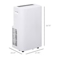 thumbnail image 2 of Portable Air Conditioner, 12000 BTU 4-in-1 AC Unit with Dehumidifier, Fan, Sleep Mode, Cools Rooms up to 549 Sq.Ft., Remote Control, 24H Timer, Window Installation Kit, White, 2 of 10
