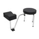 thumbnail image 4 of Taburete de pedicura y manicura con reposapiés, silla de pedicura, soporte ajustable para Negro, 4 of 8