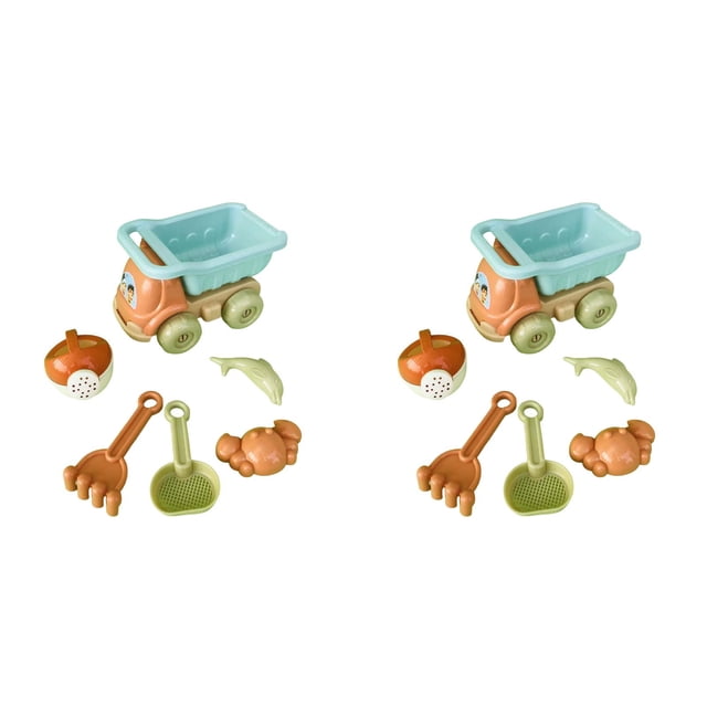 YWIYIUD 12PCS Reusable Beach Toy Set with Sand Car and Cute Model for Beach Backyard Park Pool and Outdoor Activities Practical Beach Interactive Toys for Parent and Teens