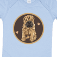 thumbnail image 4 of Inktastic Chinese Shar-pei Dog Art Girls Baby Bodysuit, 4 of 5