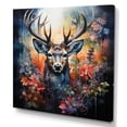 thumbnail image 2 of Designart "Deer Wilderness Euphony" Landscapes Canvas Wall Art, 2 of 5