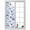 Blue, variant on White Blue Spring Floral Window Privacy Film, Summer Botanical Hummingbird Static Cling UV Sun Blocking Heat Control Window Tint, Non-Adhesive One Way Windows Privacy Cover 29.5''x78.7''